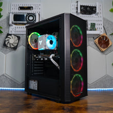 Load image into Gallery viewer, ๐ฌ๐ BUDGET - BO6 Ready GAMING PC | MSI GTX 1060 3GB | INTEL i7 7700K | 32GB DDR4 RAM | 1.25TB