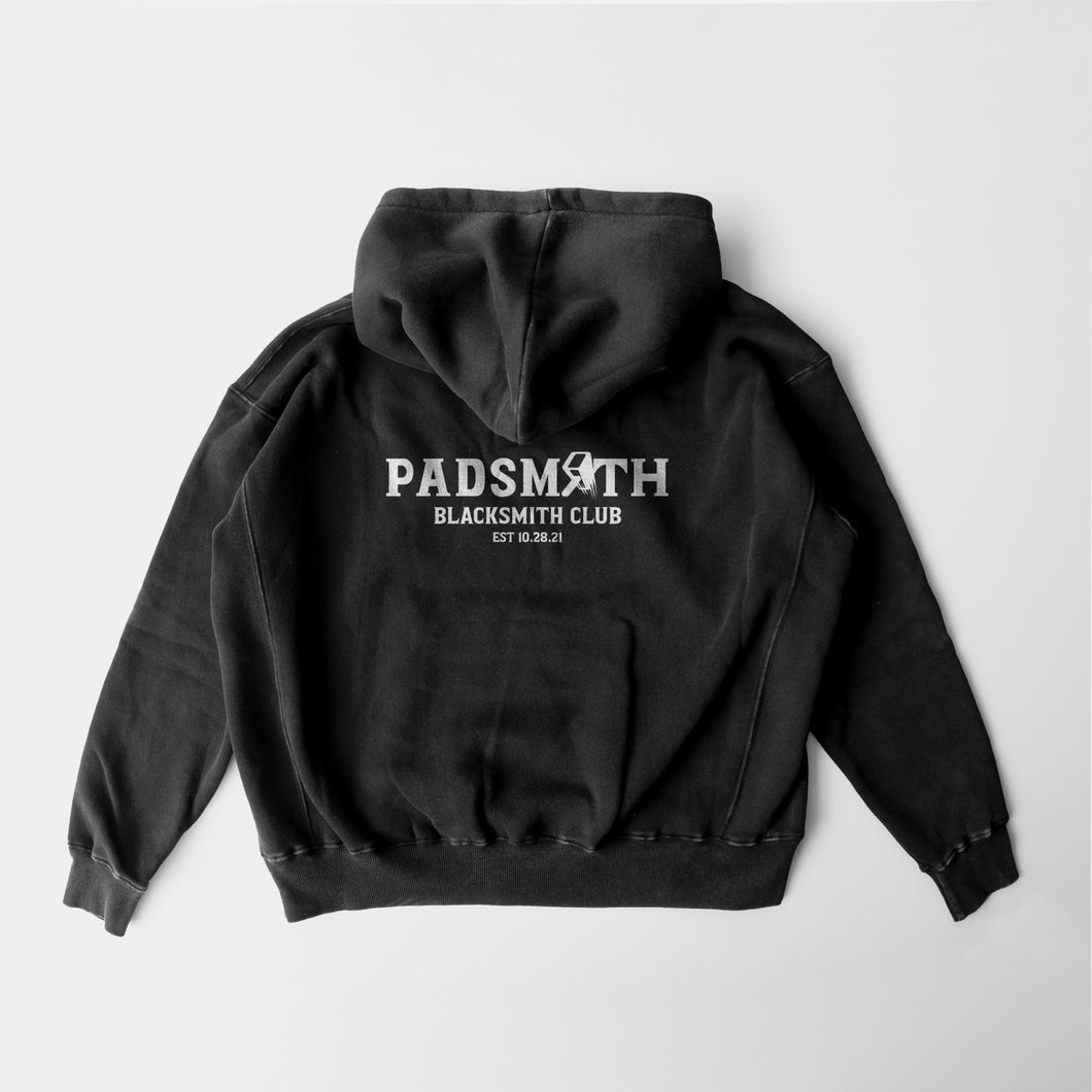 [EXCLUSIVE] PADSMITH BLACKSMIH HEAVYWEIGHT HOODIE - BLACK